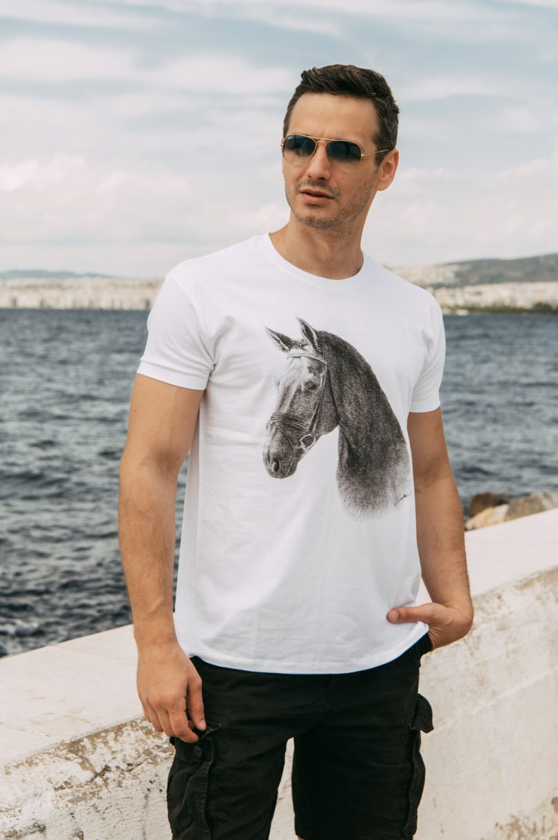Horse T-shirt 1702 – Image 3