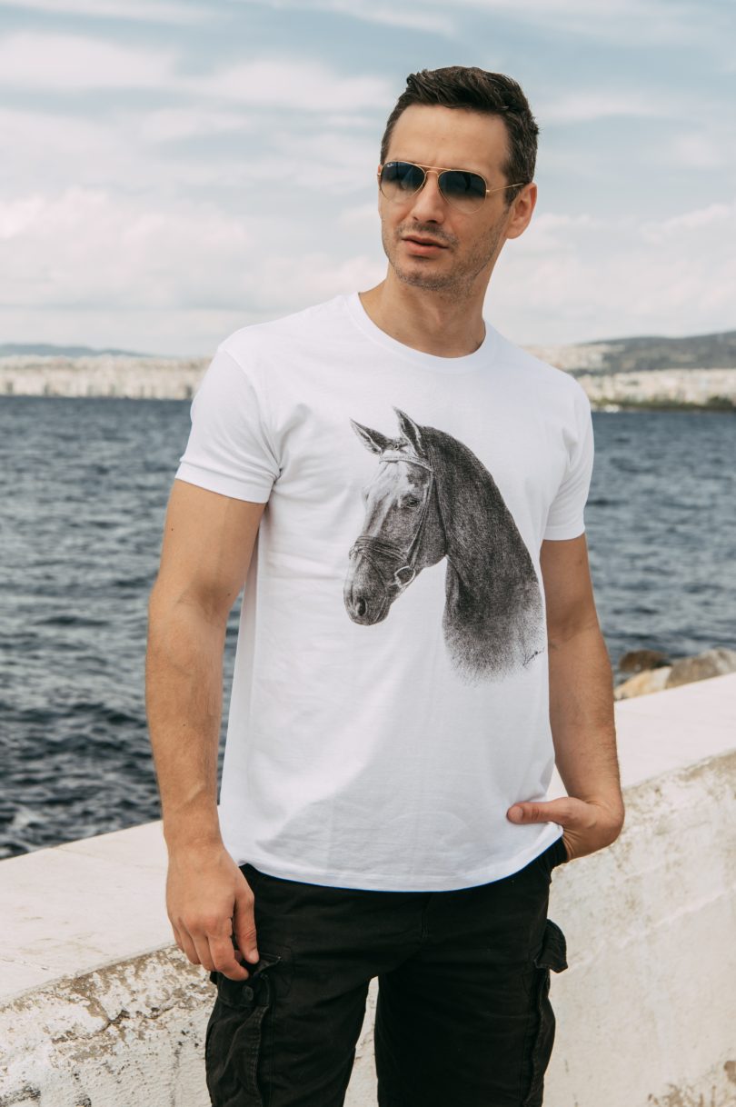 Horse T-shirt 1702 – Image 2