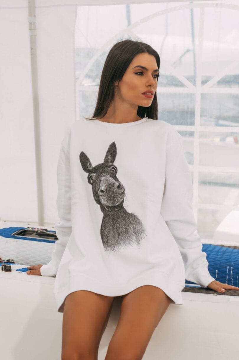 Unisex Donkey Sweatshirt 2002 – Image 2