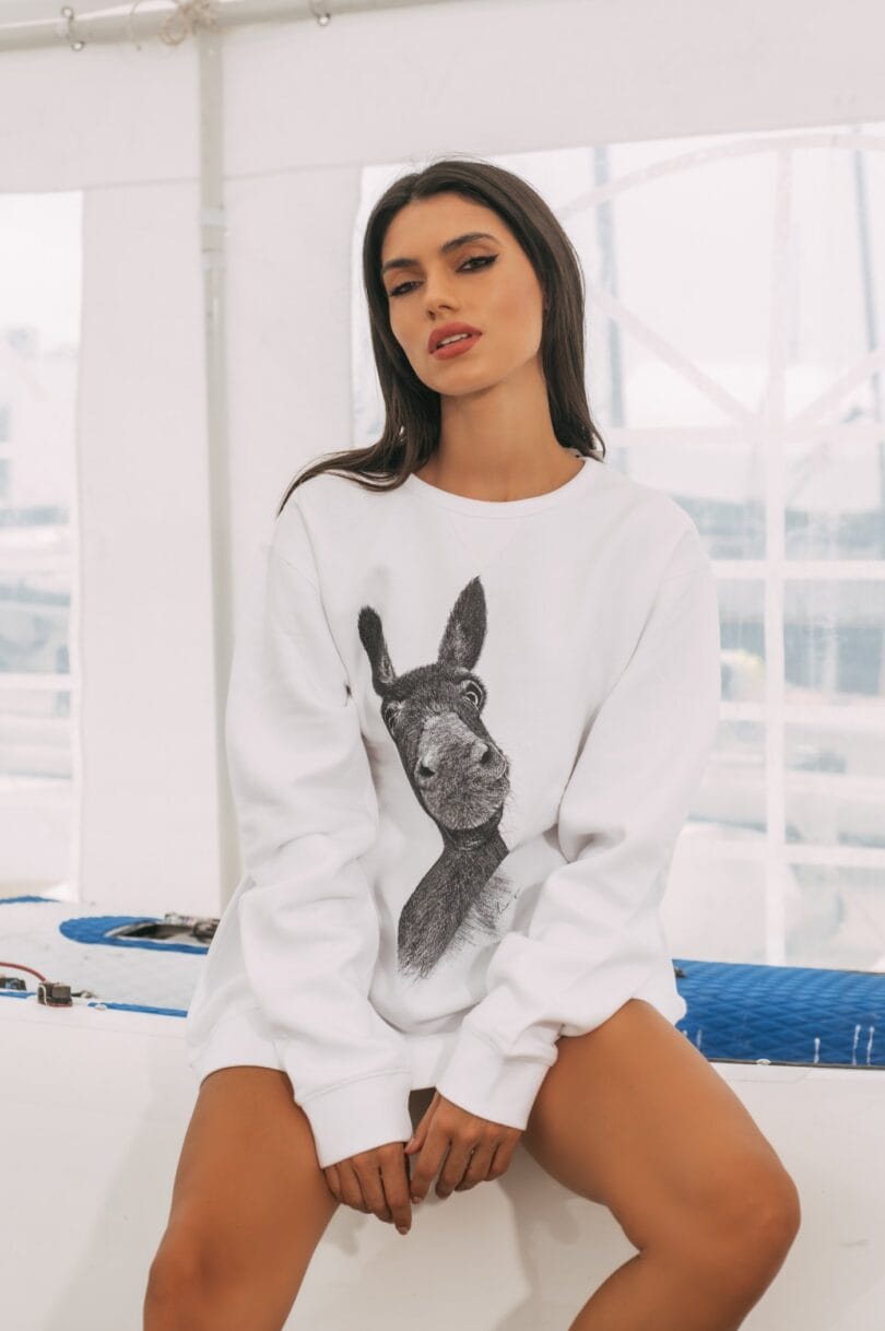 Unisex Donkey Sweatshirt 2002 – Image 3