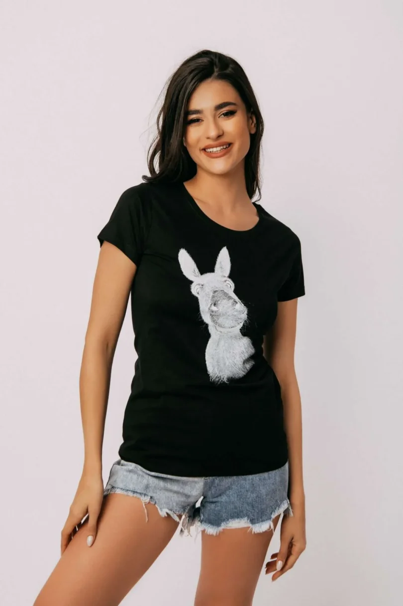 Donkey Love Woman’s T-shirt 2081 – Image 3