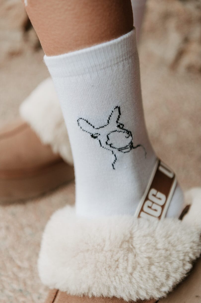 Donkey Love Socks White 102 – Image 3
