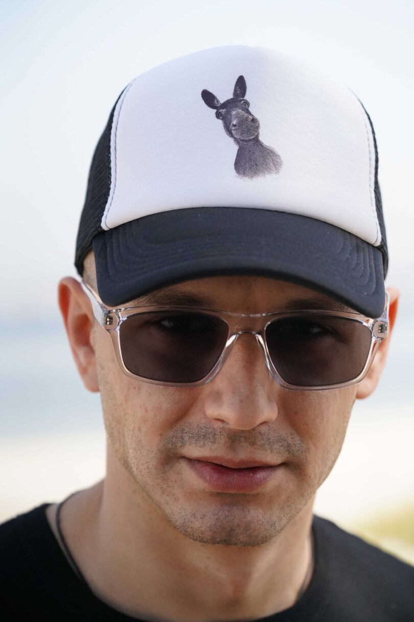 RAPPER Donkey Black Hat Men 1244