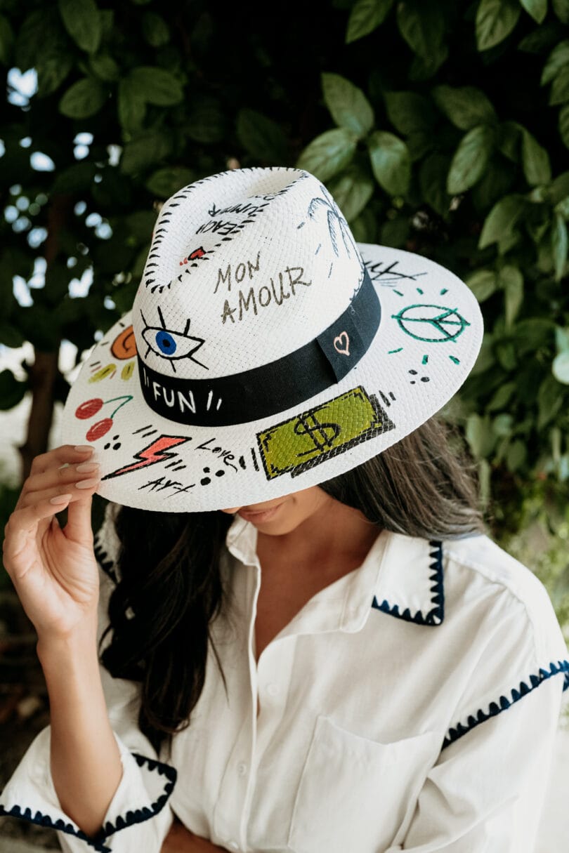 8007 HANDPAINTED ‘FUN’ HAT