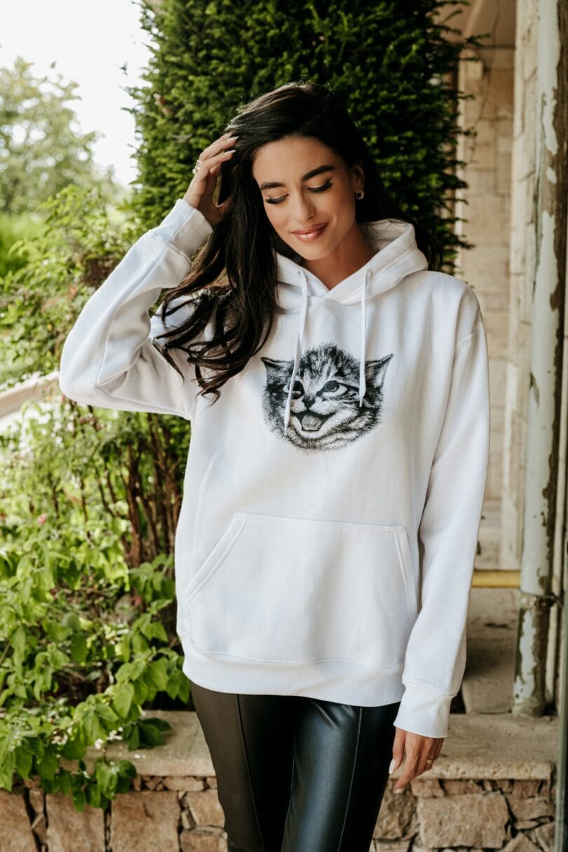 Cat Love Hoodie 7000 – Image 3