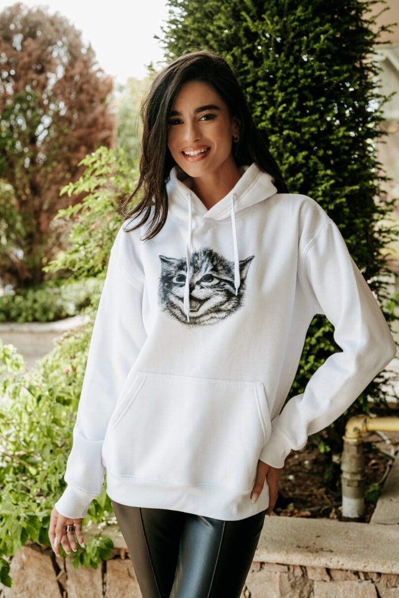 Cat Love Hoodie 7000