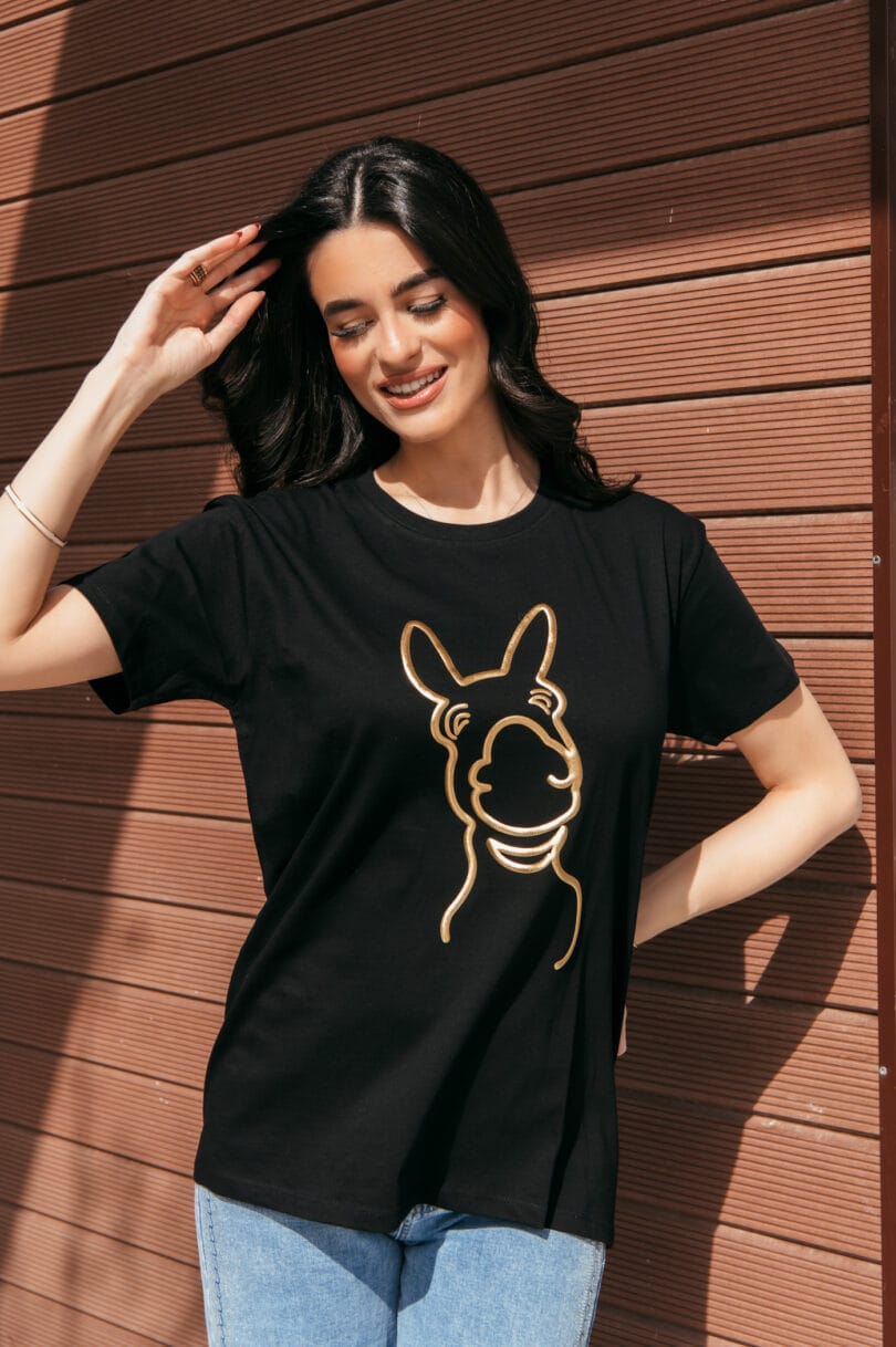 Donkey Love Gold 3D T-shirt 1709 – Image 4
