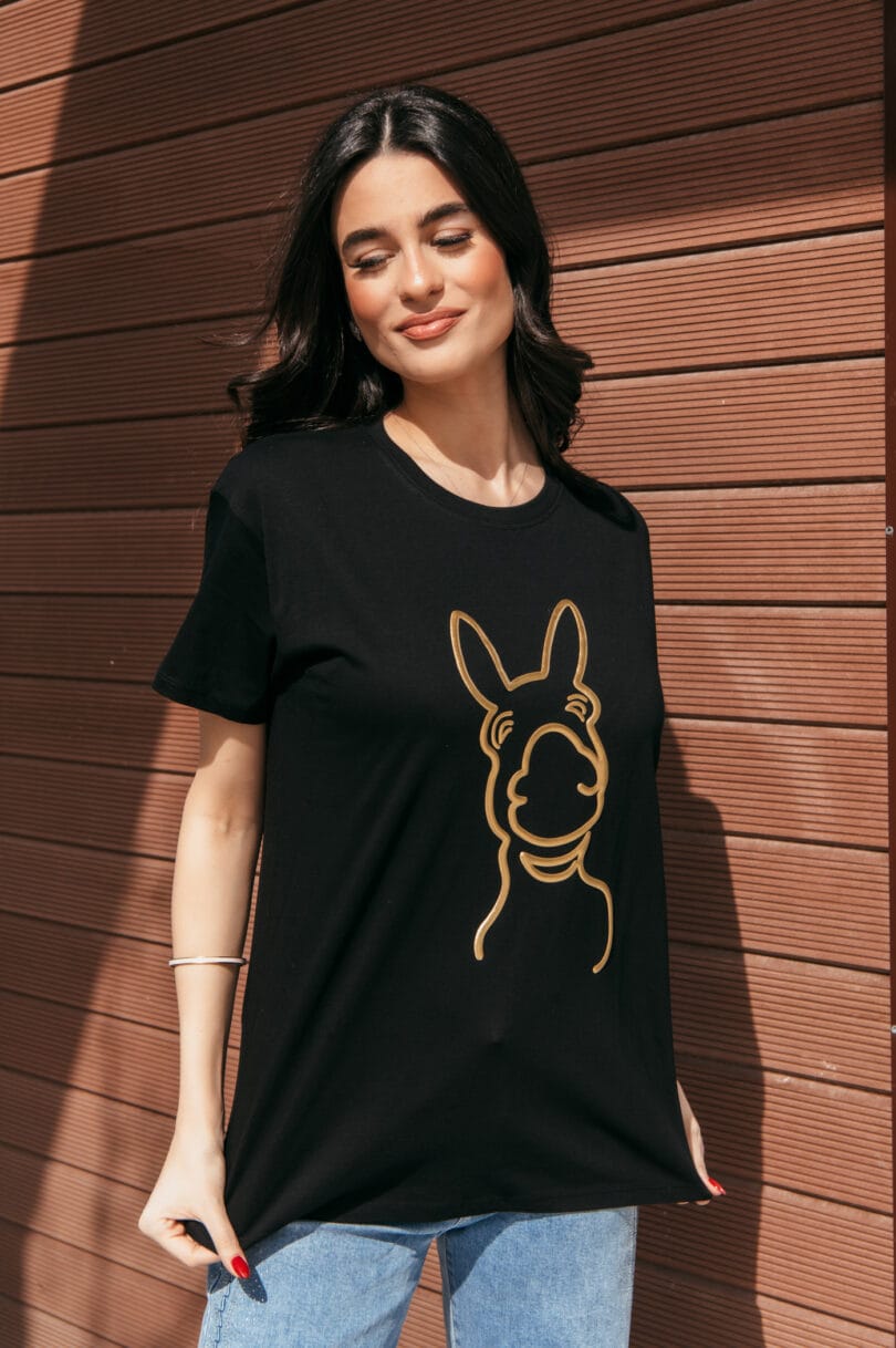 Donkey Love Gold 3D T-shirt 1709 – Image 3