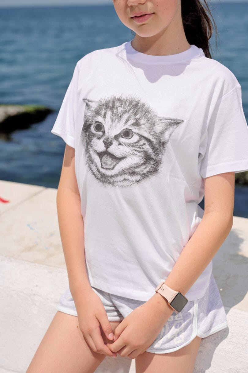 Cat Love T-shirt 1603 – Image 3