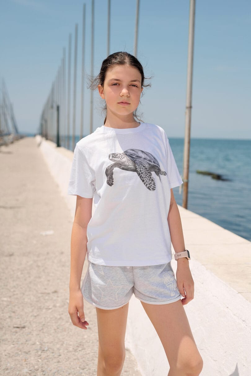 Τurtle Love T-shirt 1606 – Image 2