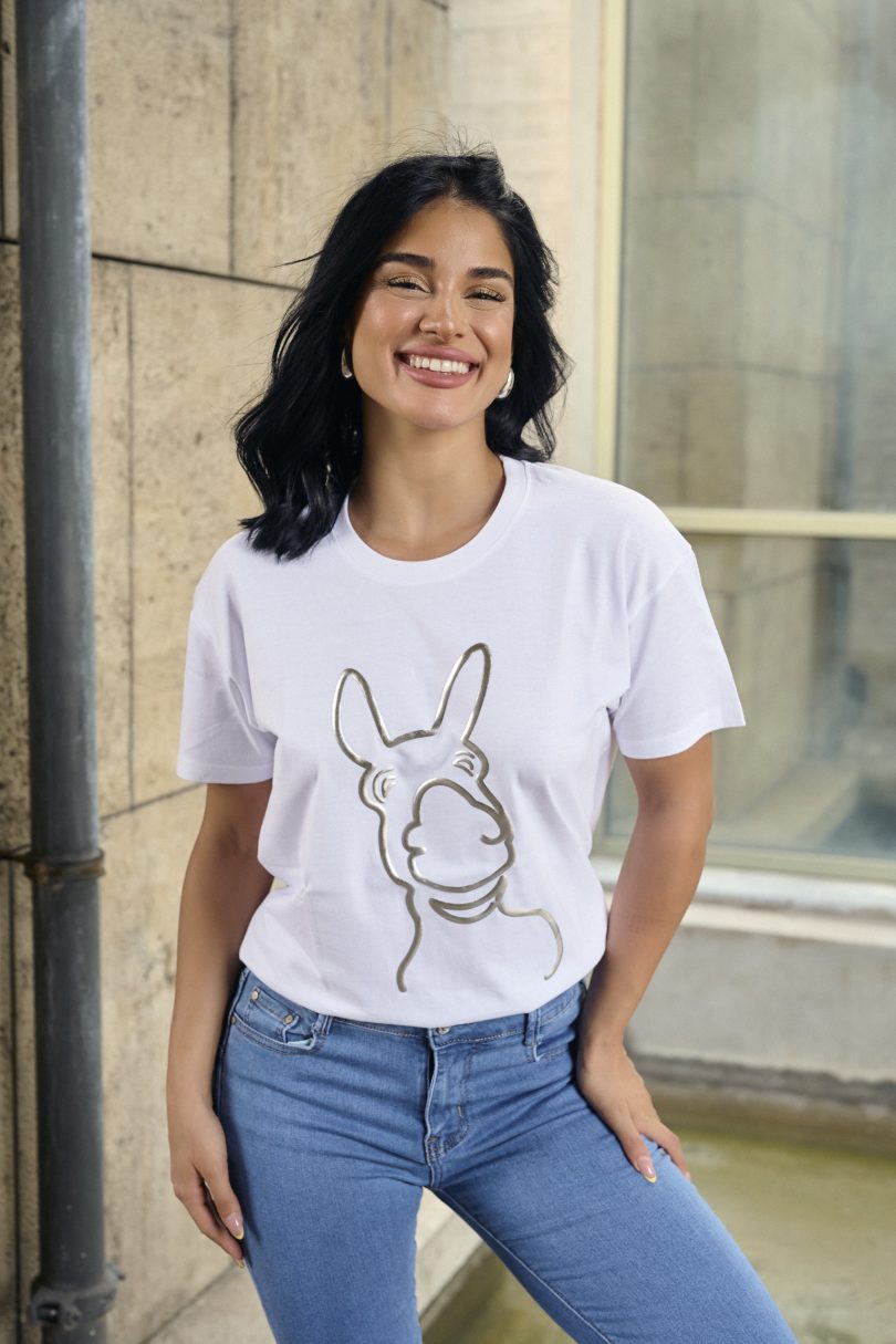 Donkey Love Silver 3D White T-Shirt 1708A – Image 9