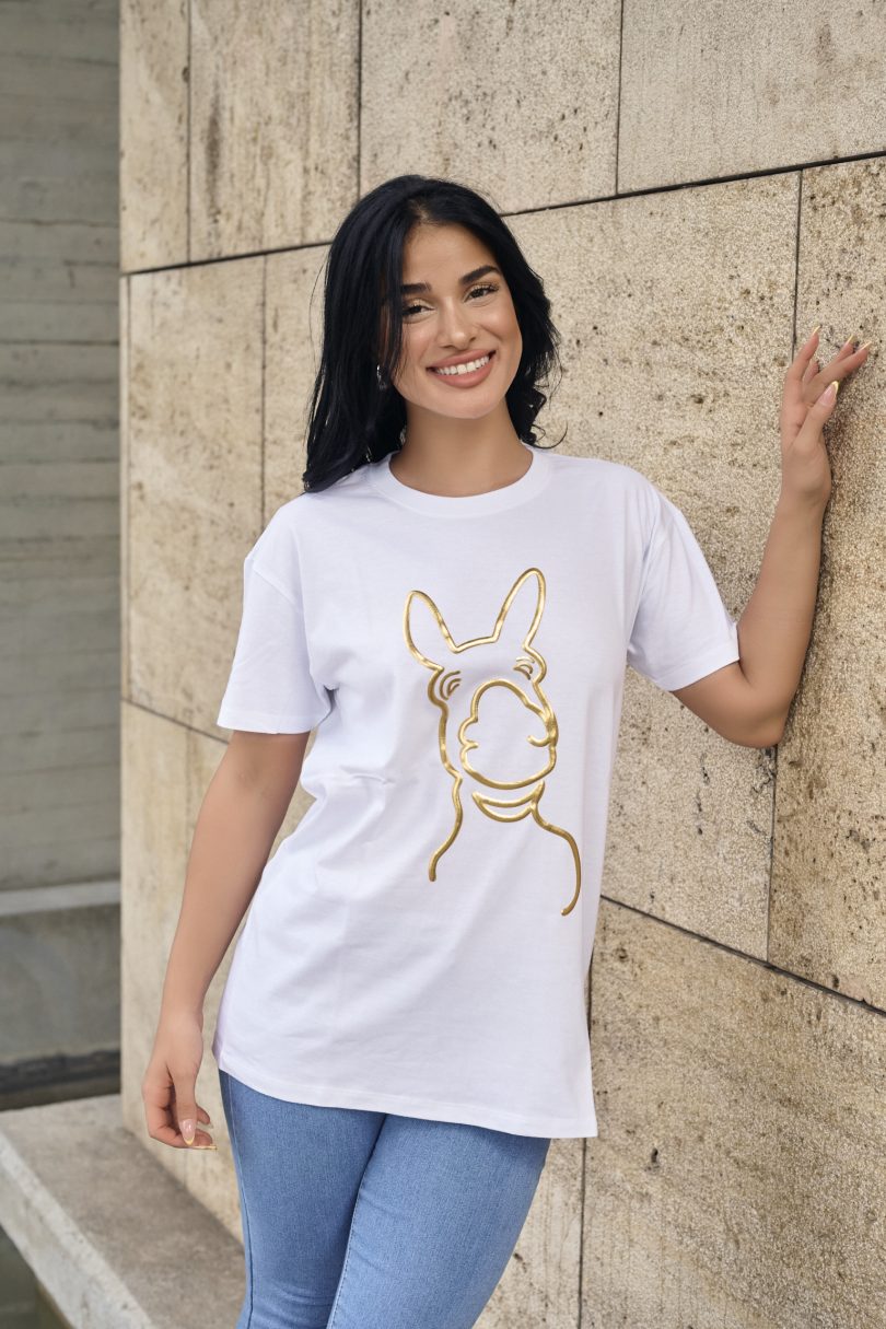 Donkey Love Gold 3D T-Shirt 1709A – Image 3