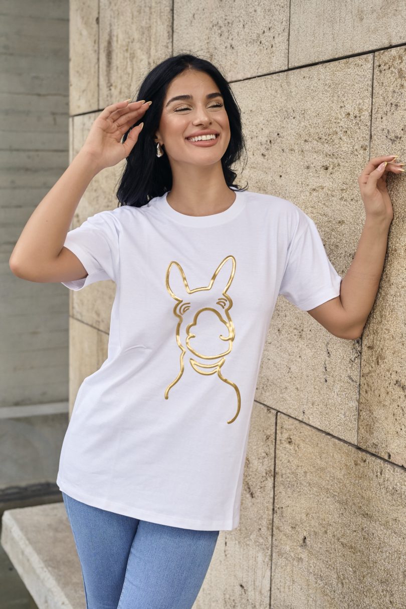 Donkey Love Gold 3D T-Shirt 1709A – Image 6