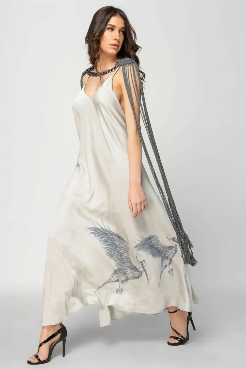 LESS IS MORE-PELICAN DRESS 1724