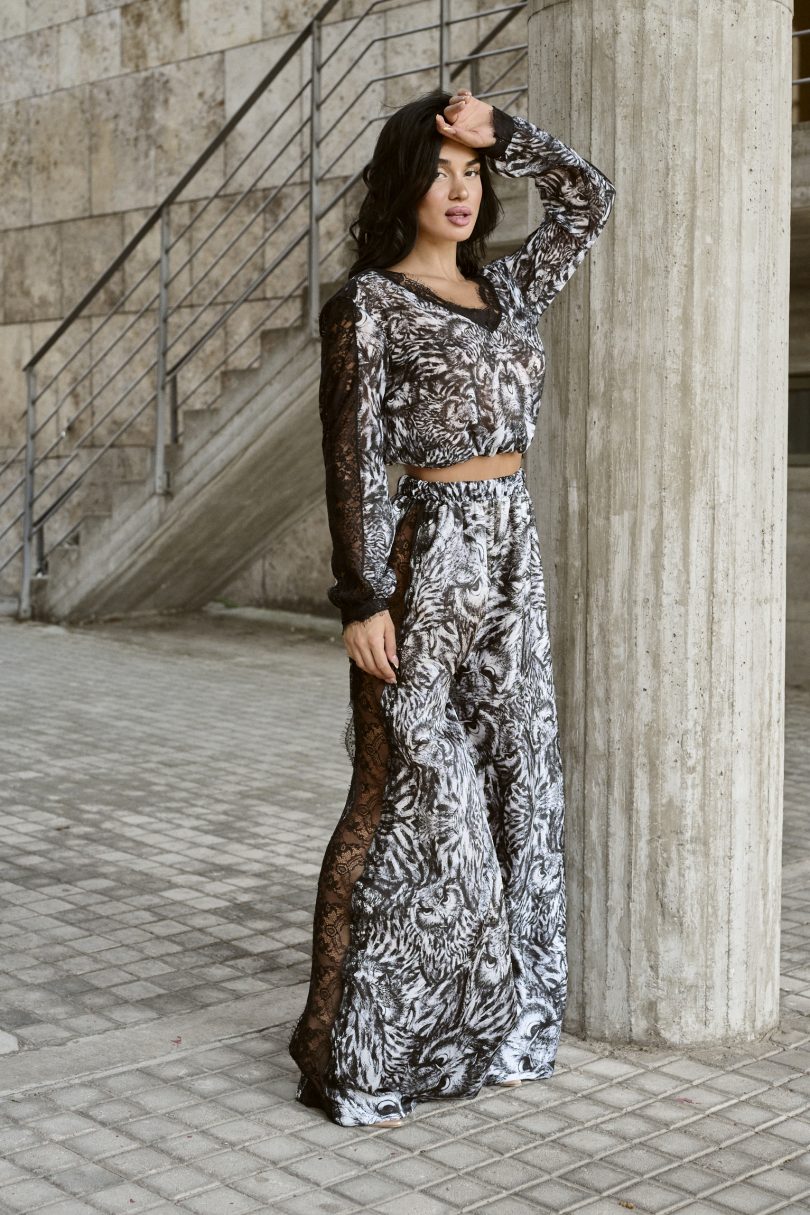LESS IS MORE-MATCHING OWL SET WITH PANTS 1721 – Image 3
